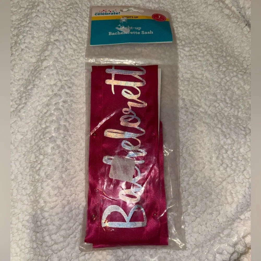 NWT Pink Bachelorette Sash